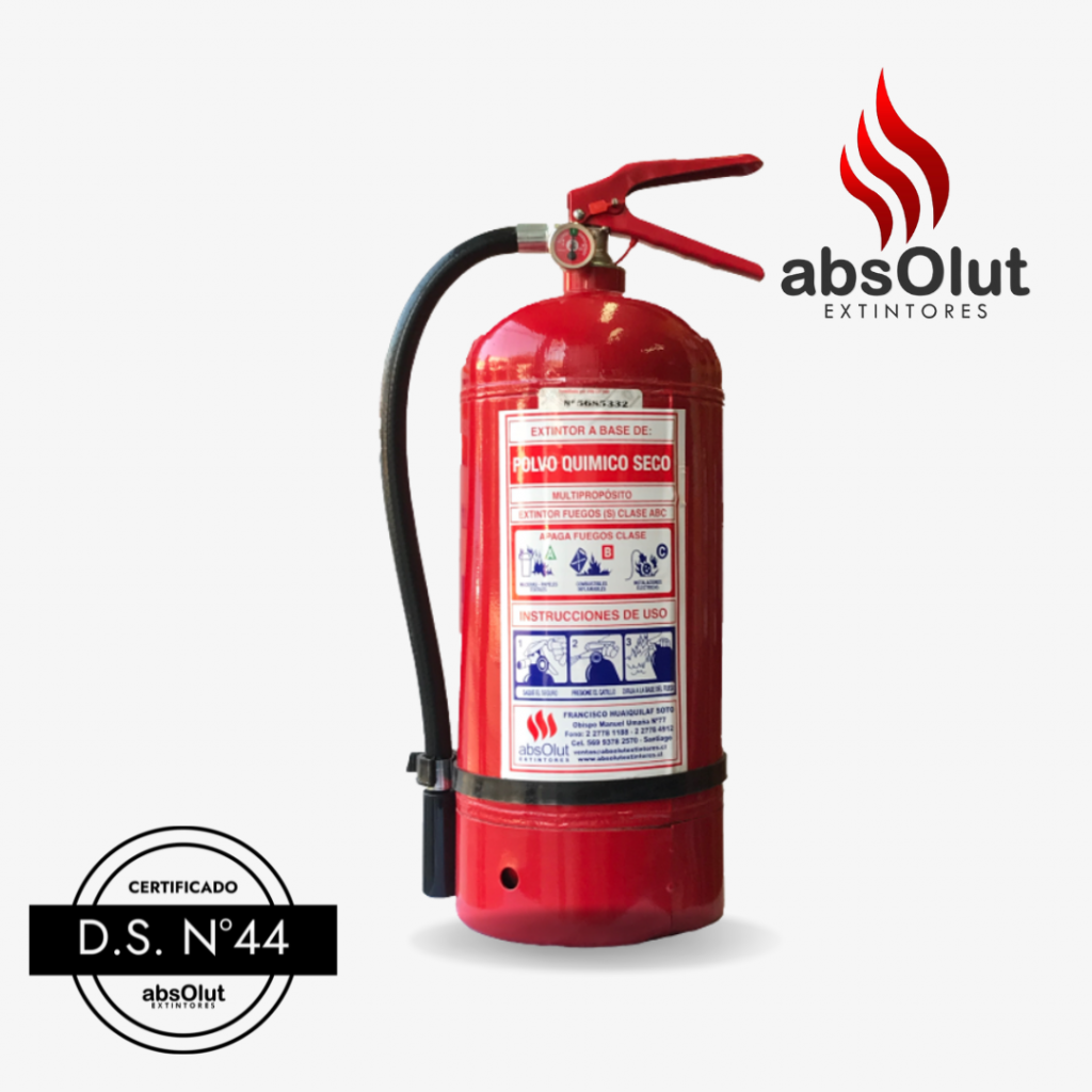 Extintor PQS ABC 4Kg/ DS44 – Absolut Extintores