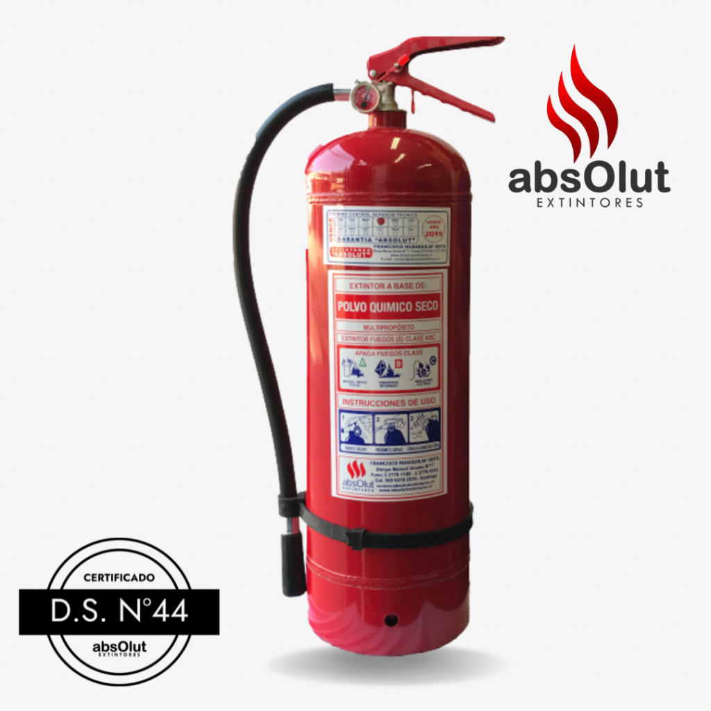 Extintor PQS ABC 6Kg/ DS44 – Absolut Extintores